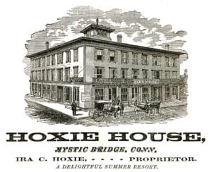 The historic Hoxie House before being rebuilt as part of The Whaler's Inn