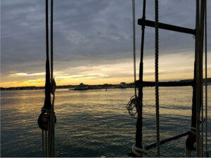 Views from the Mystic River Sunset Sail on the Argia 