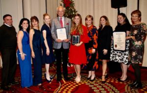 Whaler's Inn Staff receives Chamber Champion 2018 from the Greater Mystic Chamber of Commerce