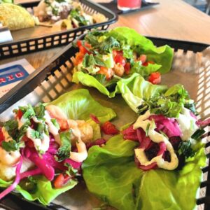 Lettuce Wrap Tacos in Downtown Mystic