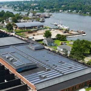 Solar Panels at The Mystic Seaport Museum 