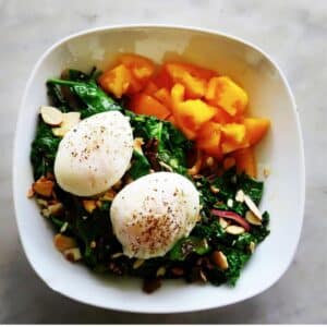 Gluten-Free Egg Bowl from Rise packed with veggies