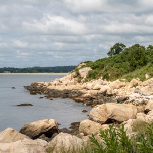 Rocky Coastline at Bluff Point in groton